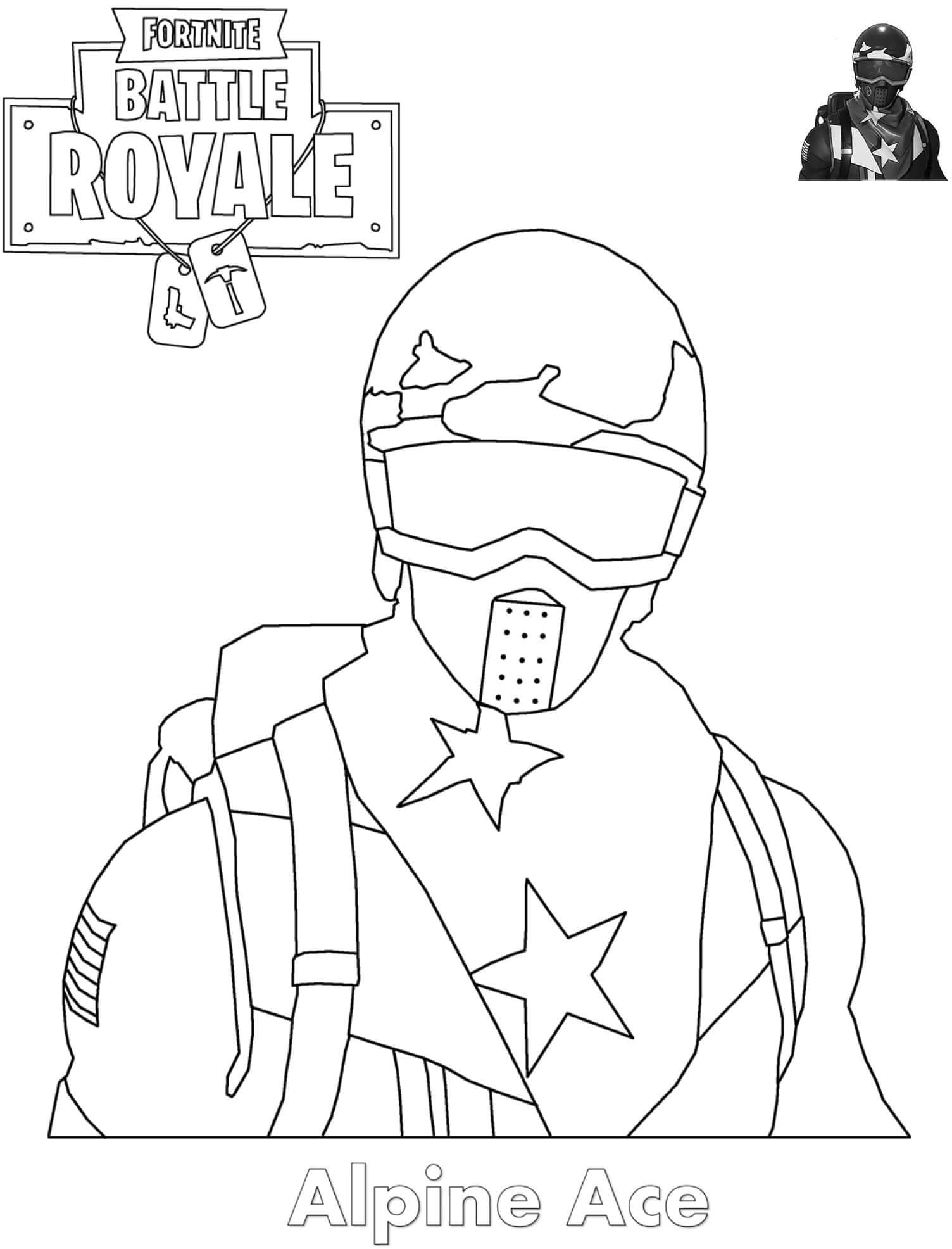Coloring page: Fortnite (Video Games) #170168 - Free Printable Coloring Pages