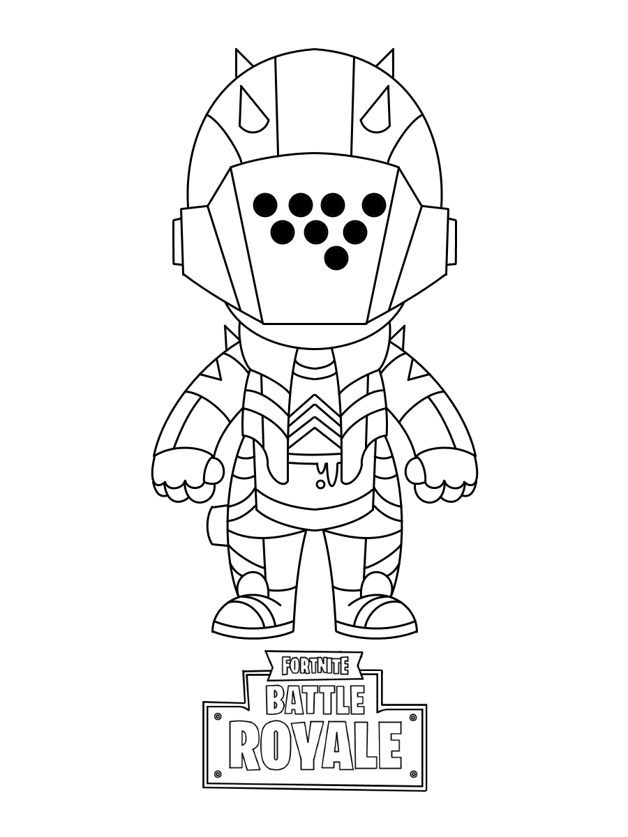 Coloring page: Fortnite (Video Games) #170173 - Free Printable Coloring Pages