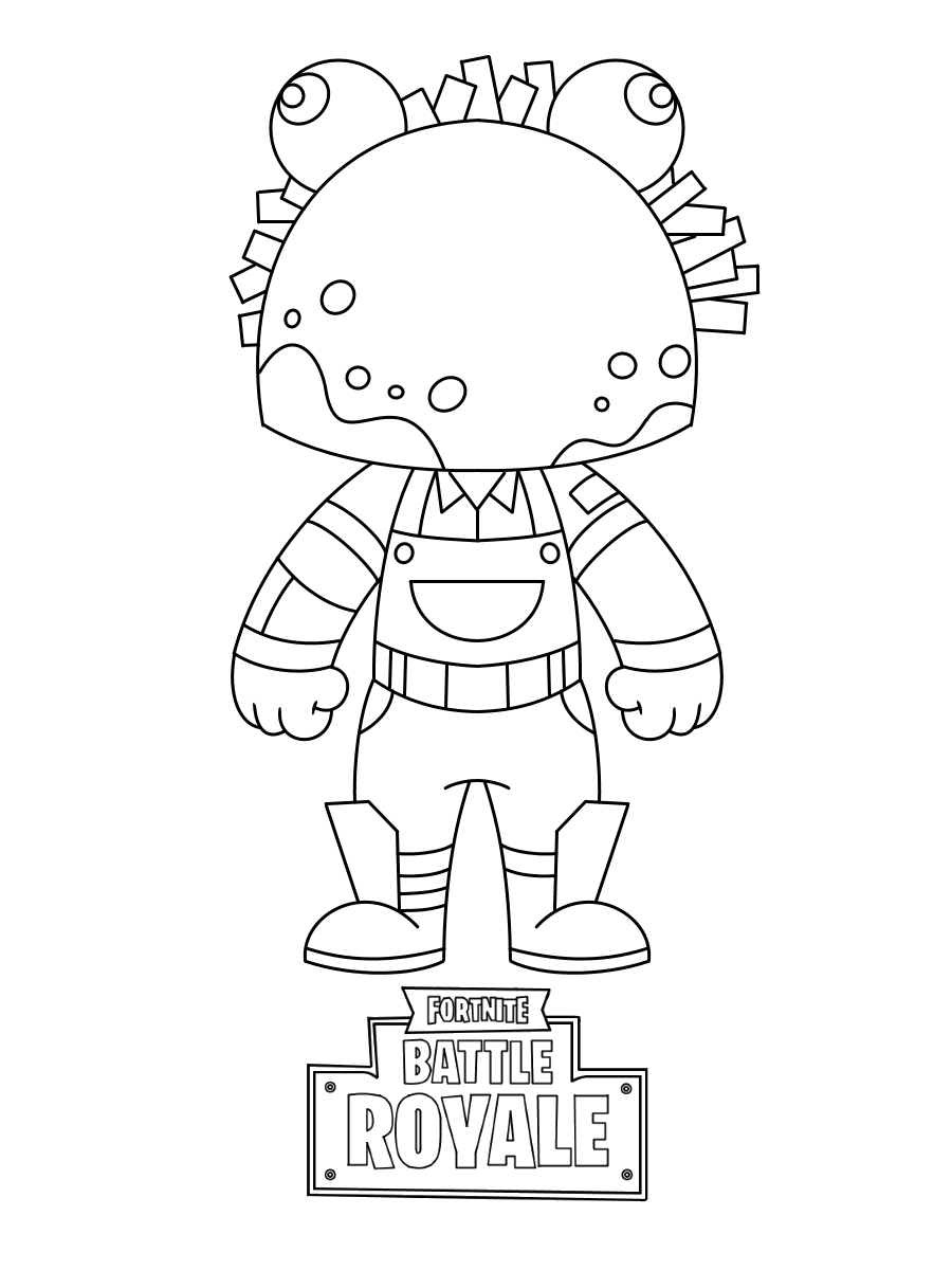 Coloring page: Fortnite (Video Games) #170180 - Free Printable Coloring Pages