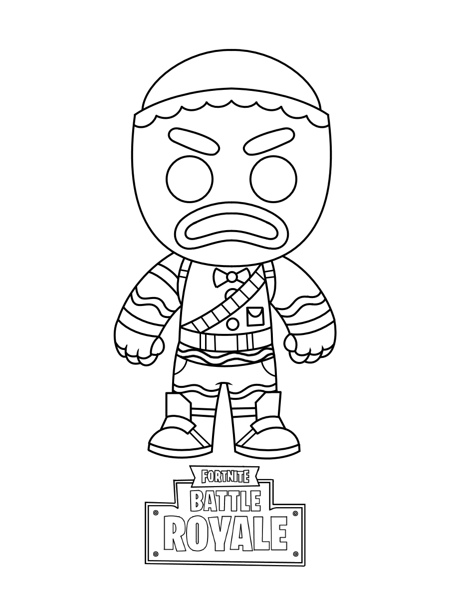 Coloring page: Fortnite (Video Games) #170189 - Free Printable Coloring Pages