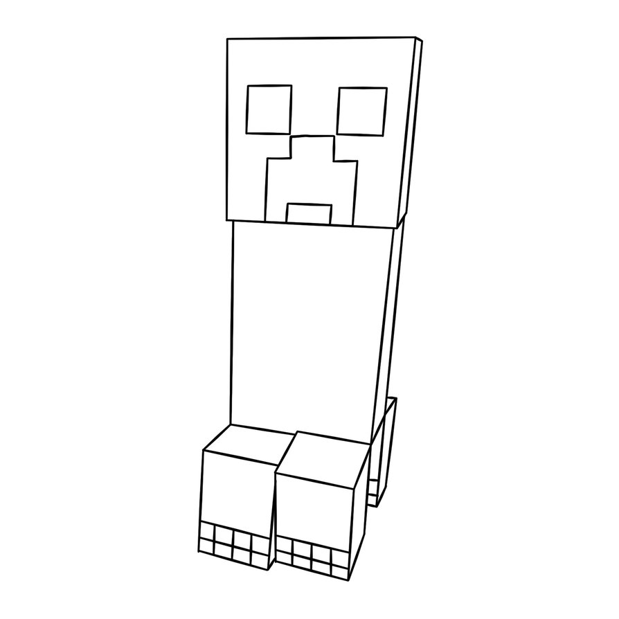 Coloring page: Minecraft (Video Games) #113763 - Free Printable Coloring Pages