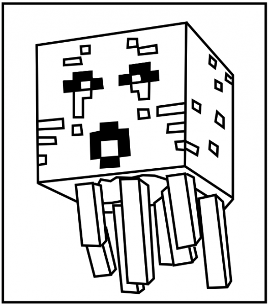 Coloring page: Minecraft (Video Games) #113810 - Free Printable Coloring Pages