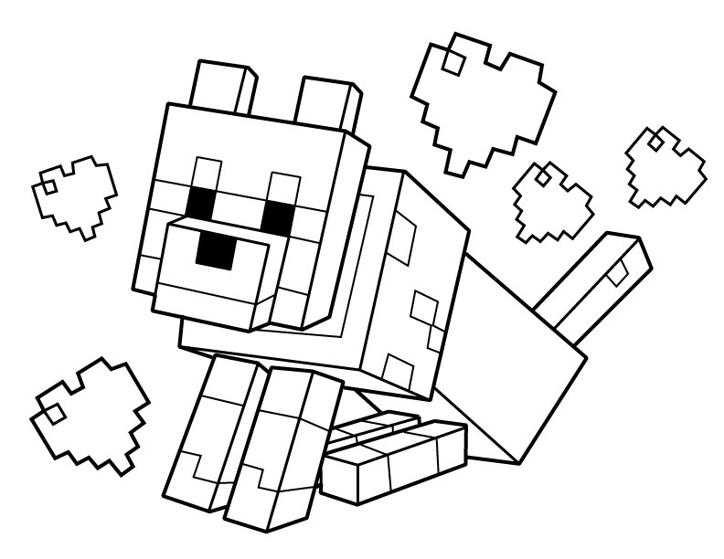 Coloring page: Minecraft (Video Games) #113813 - Free Printable Coloring Pages