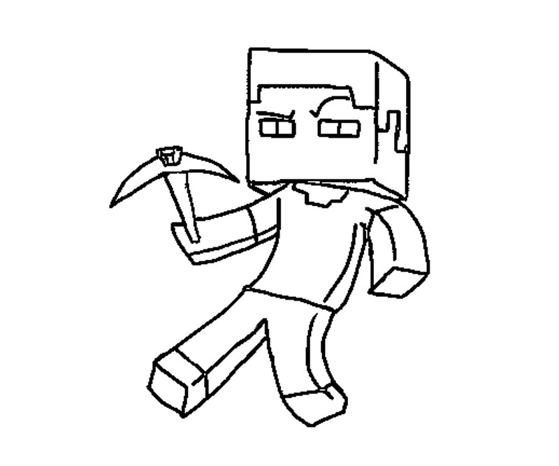 Coloring page: Minecraft (Video Games) #113847 - Free Printable Coloring Pages