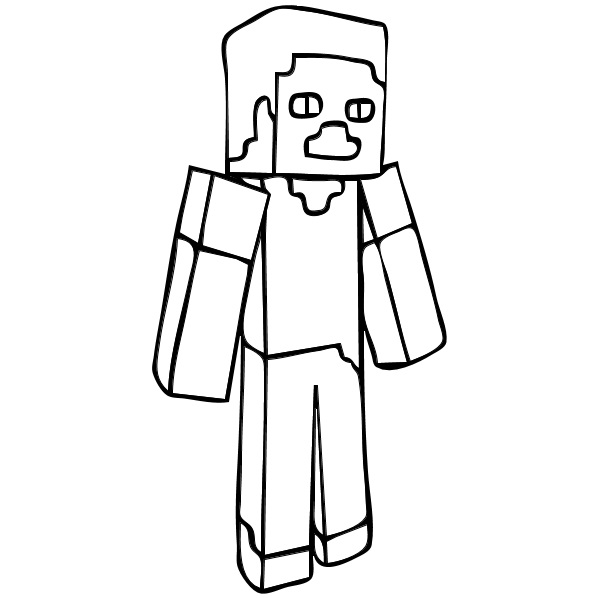 Coloring page: Minecraft (Video Games) #113914 - Free Printable Coloring Pages