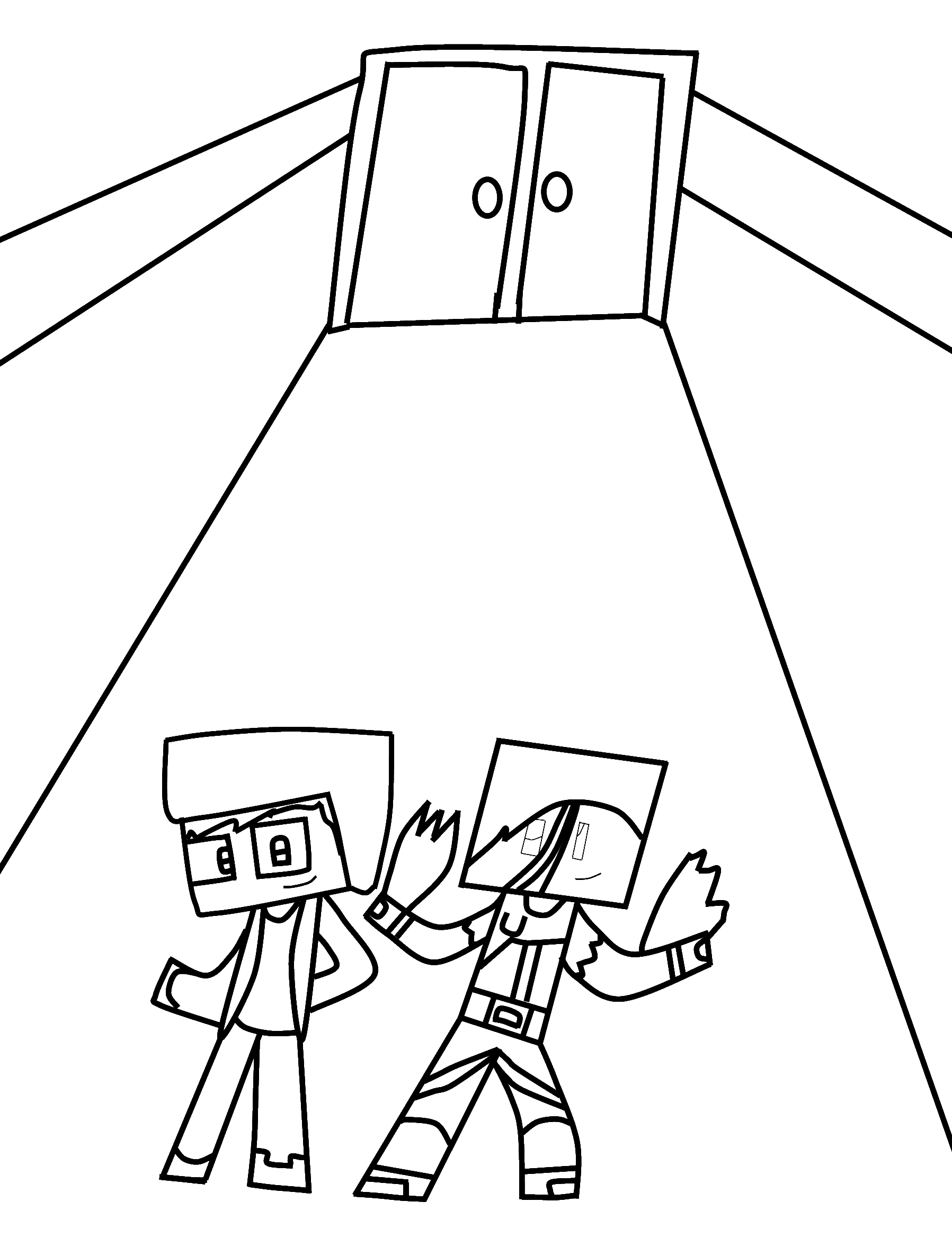 Coloring page: Minecraft (Video Games) #113915 - Free Printable Coloring Pages