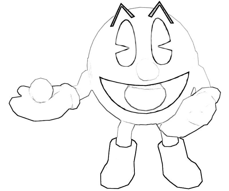 Coloring page: Pac-Man (Video Games) #114187 - Free Printable Coloring Pages