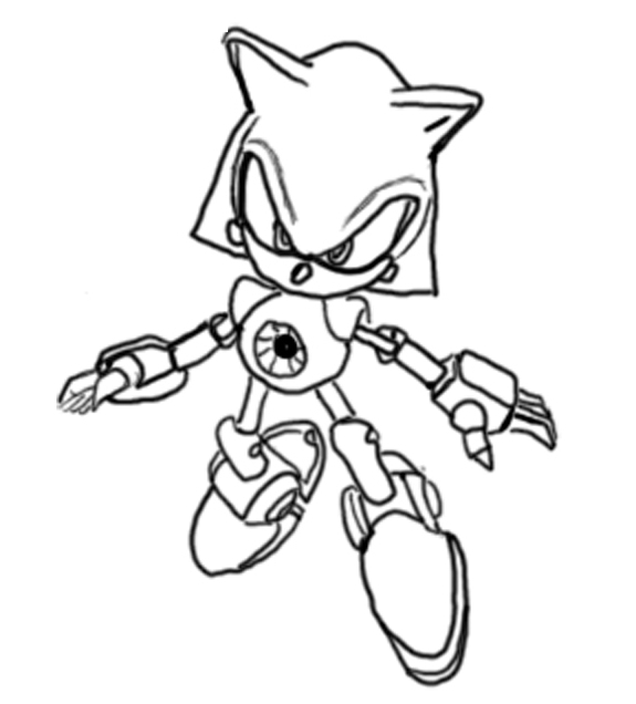 Coloring page: Sonic (Video Games) #153839 - Free Printable Coloring Pages
