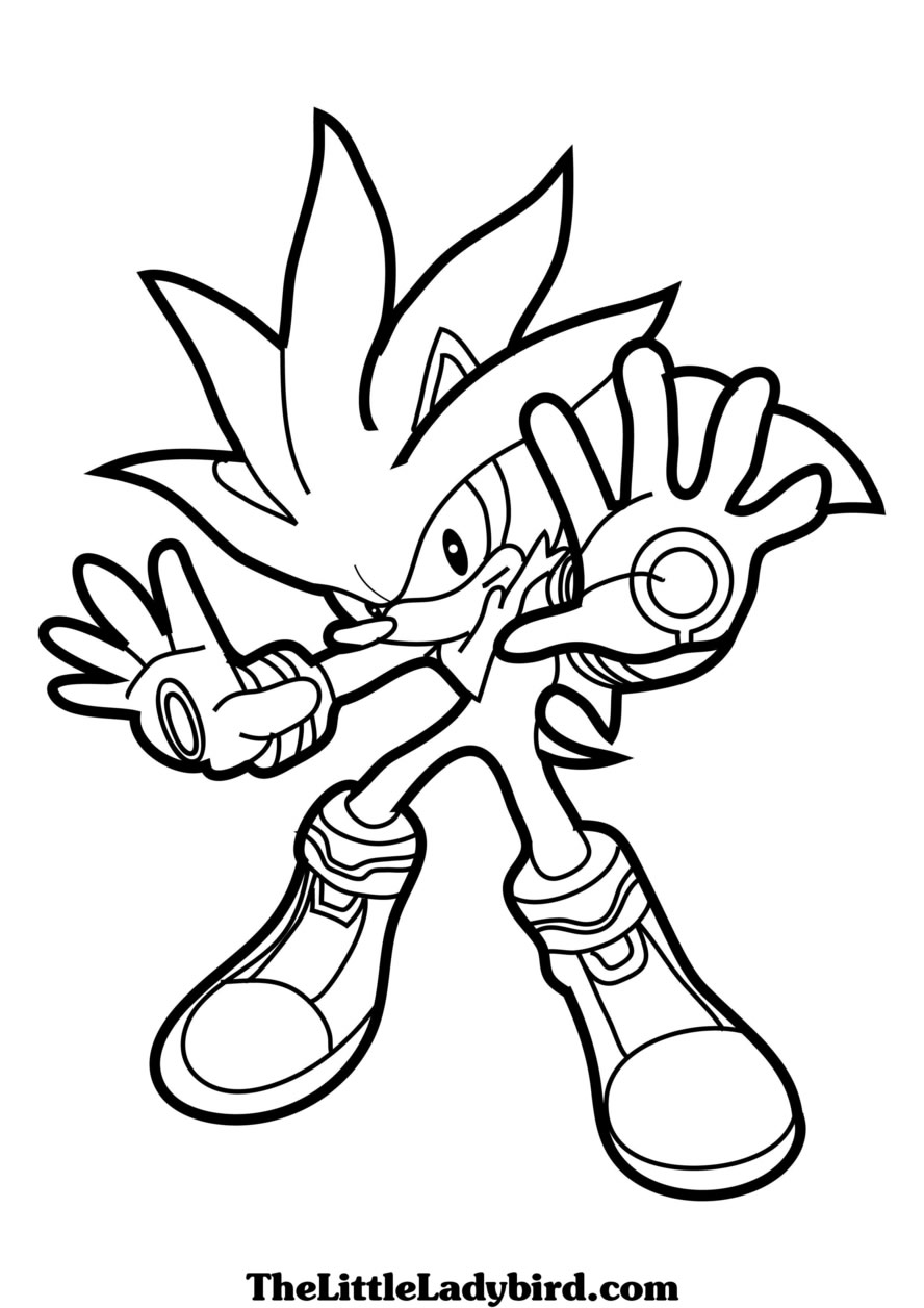 Coloring page: Sonic (Video Games) #153867 - Free Printable Coloring Pages