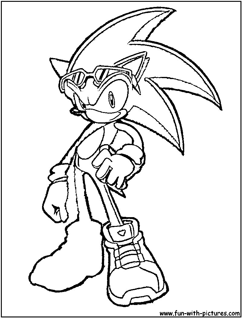Coloring page: Sonic (Video Games) #153876 - Free Printable Coloring Pages
