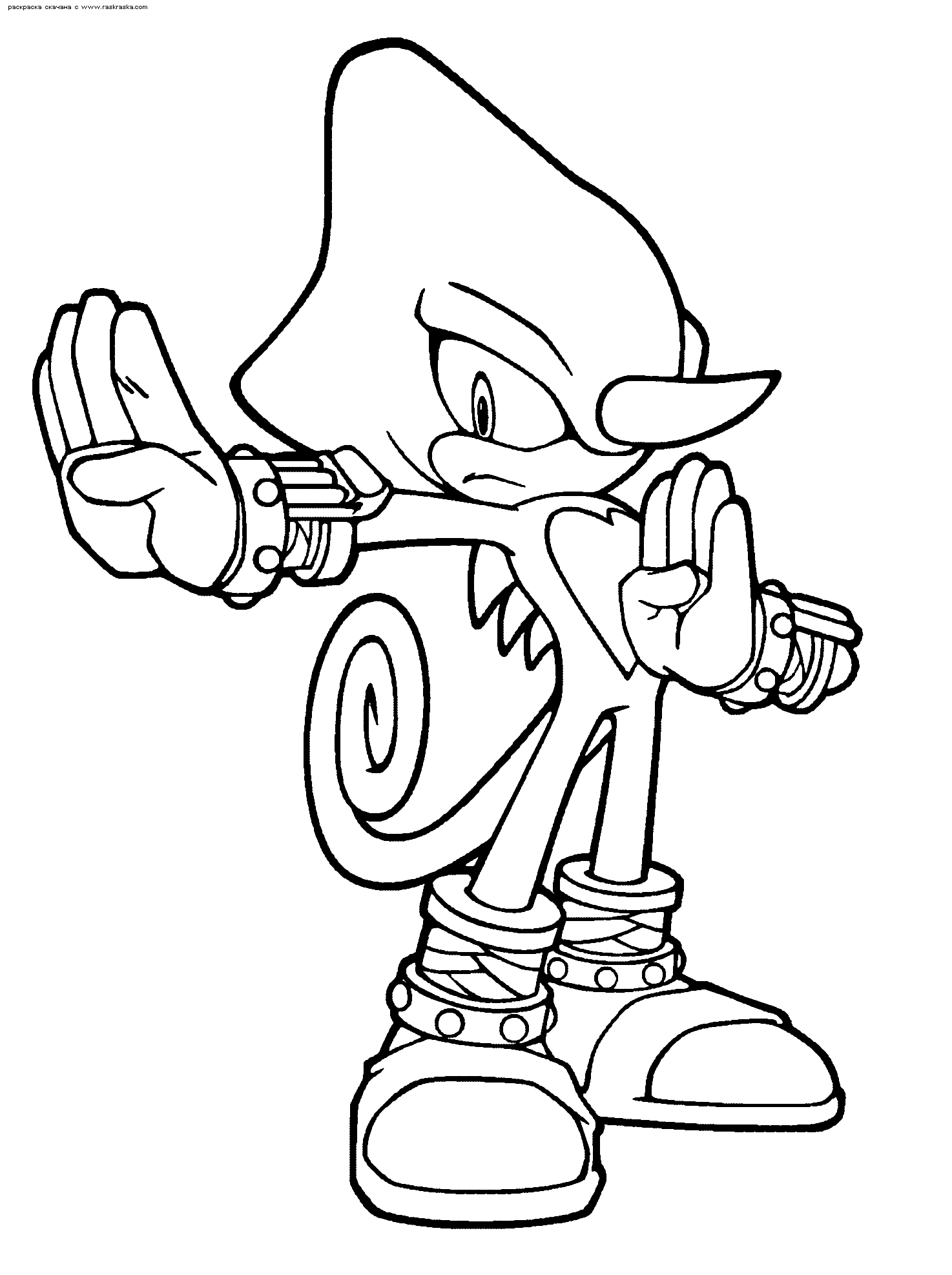 Coloring page: Sonic (Video Games) #153887 - Free Printable Coloring Pages