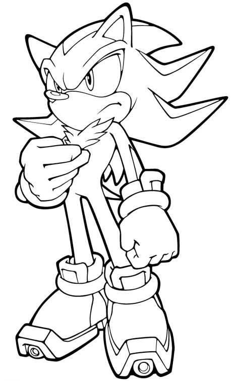 Coloring page: Sonic (Video Games) #153946 - Free Printable Coloring Pages