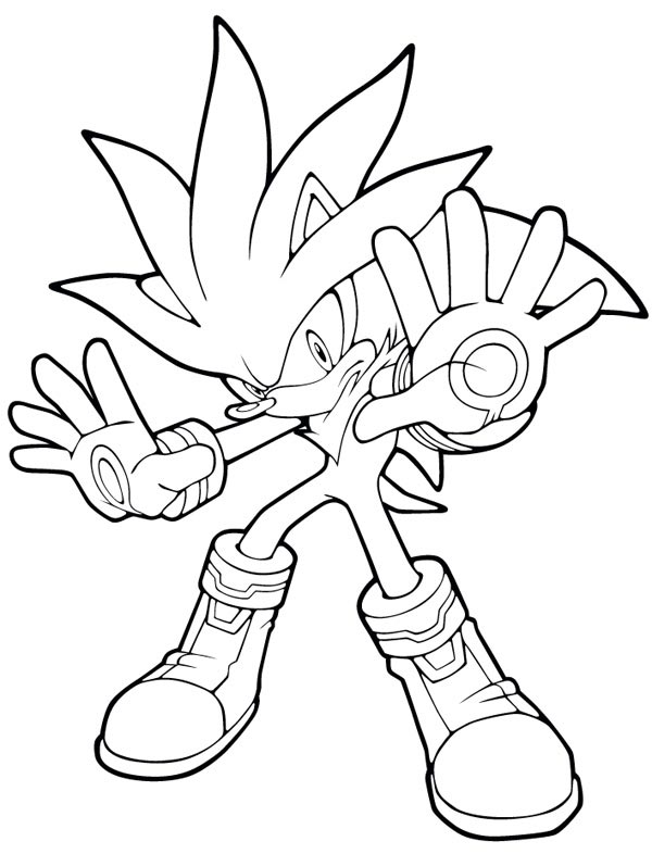 Coloring page: Sonic (Video Games) #153948 - Free Printable Coloring Pages