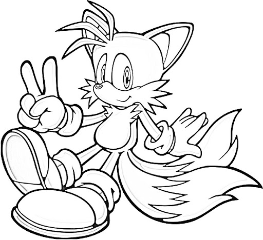 Coloring page: Sonic (Video Games) #153978 - Free Printable Coloring Pages