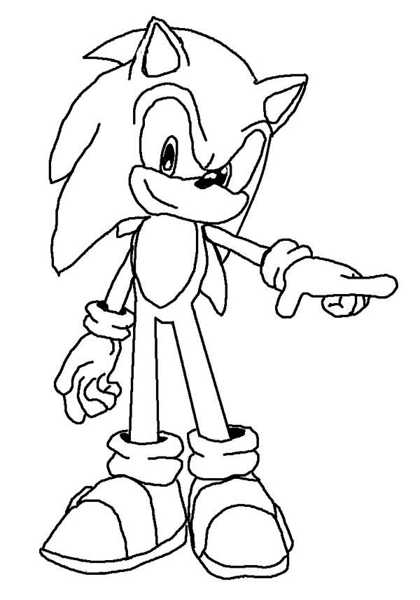 Coloring page: Sonic (Video Games) #153983 - Free Printable Coloring Pages