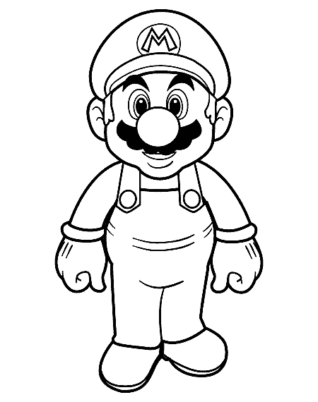 Coloring page: Super Mario Bros (Video Games) #153655 - Free Printable Coloring Pages