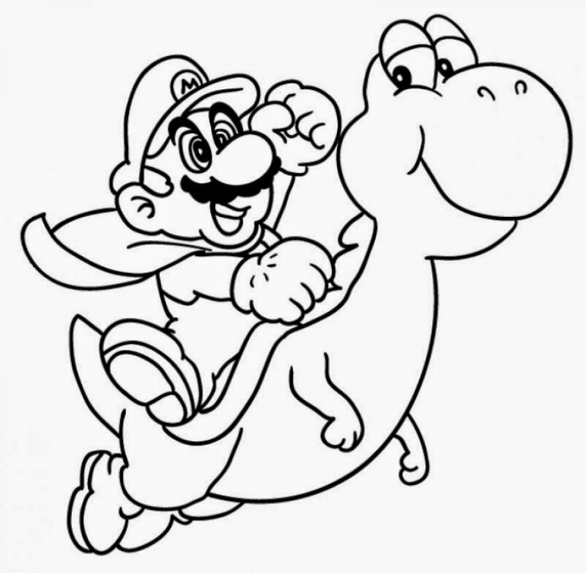 Coloring page: Super Mario Bros (Video Games) #153719 - Free Printable Coloring Pages