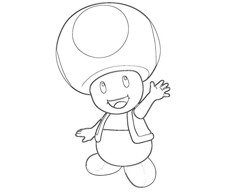 Coloring page: Toad (Video Games) #170235 - Free Printable Coloring Pages