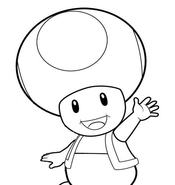 Coloring page: Toad (Video Games) #170241 - Free Printable Coloring Pages