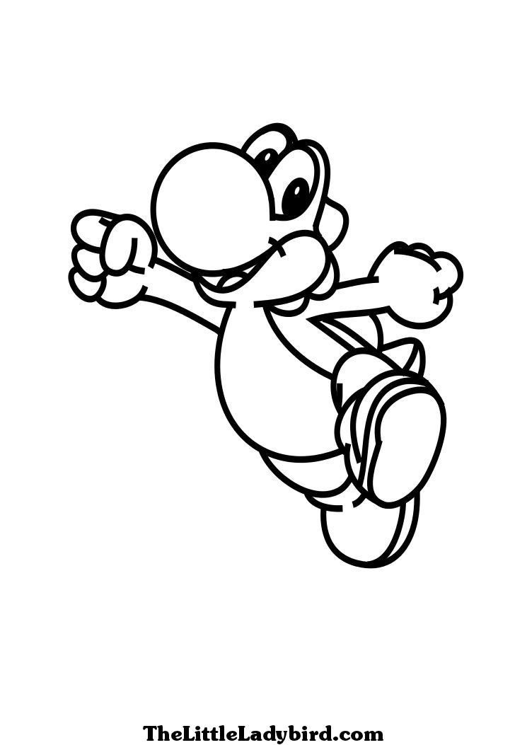 Coloring page: Yoshi (Video Games) #113509 - Free Printable Coloring Pages