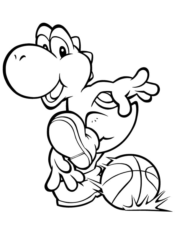 Coloring page: Yoshi (Video Games) #113512 - Free Printable Coloring Pages