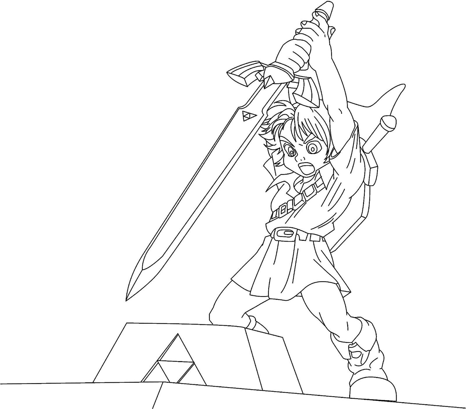 Coloring page: Zelda (Video Games) #113206 - Free Printable Coloring Pages