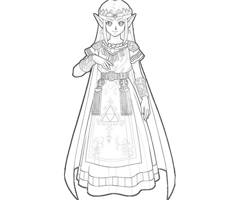 Coloring page: Zelda (Video Games) #113270 - Free Printable Coloring Pages