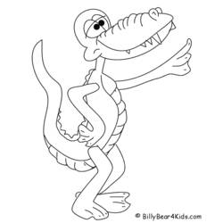 Coloring page: Alligator (Animals) #391 - Free Printable Coloring Pages