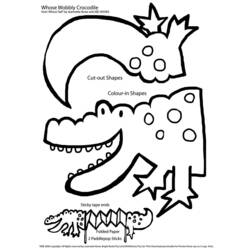 Coloring page: Alligator (Animals) #398 - Free Printable Coloring Pages