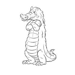 Coloring page: Alligator (Animals) #420 - Free Printable Coloring Pages