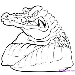 Coloring page: Alligator (Animals) #423 - Free Printable Coloring Pages
