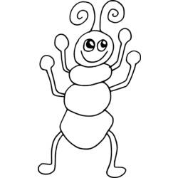 Coloring page: Ant (Animals) #6926 - Free Printable Coloring Pages
