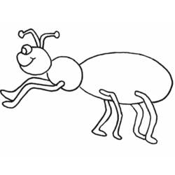 Coloring page: Ant (Animals) #6933 - Free Printable Coloring Pages