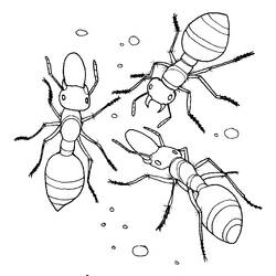 Coloring page: Ant (Animals) #6993 - Free Printable Coloring Pages