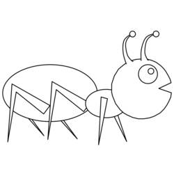 Coloring page: Ant (Animals) #7053 - Free Printable Coloring Pages