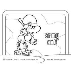 Coloring page: Ant (Animals) #7060 - Free Printable Coloring Pages
