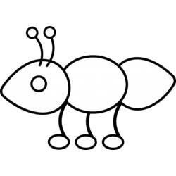 Coloring page: Ant (Animals) #7067 - Free Printable Coloring Pages