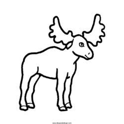 Coloring page: Antelope (Animals) #22653 - Free Printable Coloring Pages