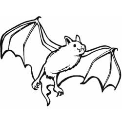 Coloring page: Bat (Animals) #1970 - Free Printable Coloring Pages