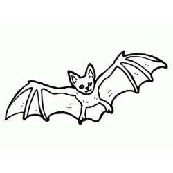 Coloring page: Bat (Animals) #2008 - Free Printable Coloring Pages
