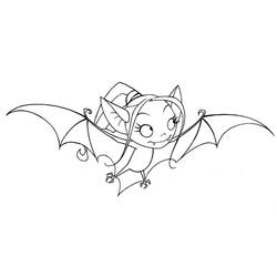 Coloring page: Bat (Animals) #2038 - Free Printable Coloring Pages