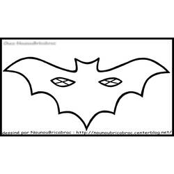 Coloring page: Bat (Animals) #2051 - Free Printable Coloring Pages