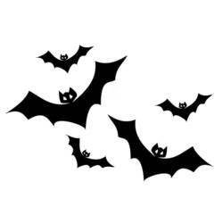 Coloring page: Bat (Animals) #2058 - Free Printable Coloring Pages