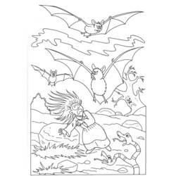 Coloring page: Bat (Animals) #2077 - Free Printable Coloring Pages