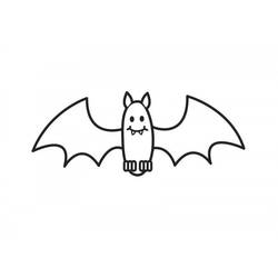 Coloring page: Bat (Animals) #2140 - Free Printable Coloring Pages