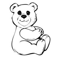 Coloring page: Bear (Animals) #12190 - Free Printable Coloring Pages