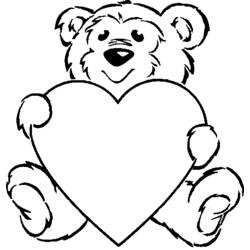 Coloring page: Bear (Animals) #12290 - Free Printable Coloring Pages
