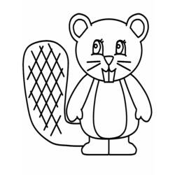 Coloring page: Beaver (Animals) #1575 - Free Printable Coloring Pages