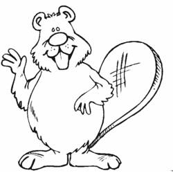 Coloring page: Beaver (Animals) #1587 - Free Printable Coloring Pages