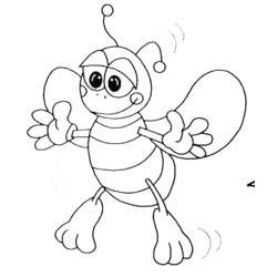 Coloring page: Bee (Animals) #102 - Free Printable Coloring Pages